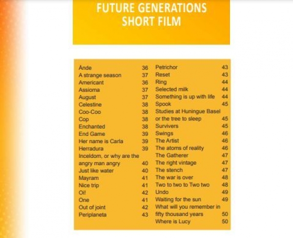9. FUTURE GENERATION SHORT FILMS